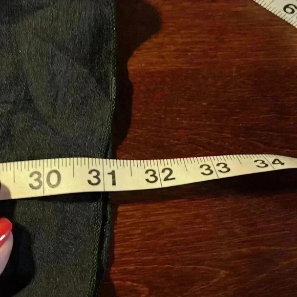 Womens Mini Dress Black XS/S Crocheted Spaghetti Straps Mini Crocheted Squares - Picture 8 of 9